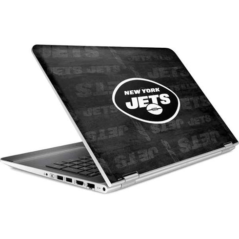 NFL New York Jets Black & White HP Pavilion Skin